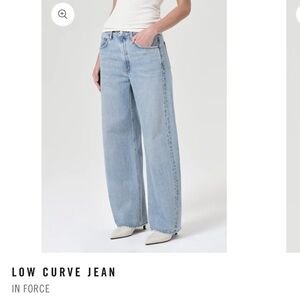 Agolde Low Curve Jean in Force